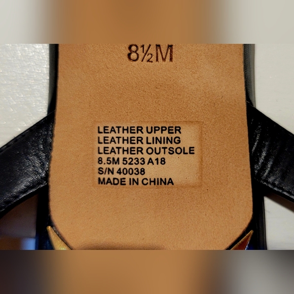 Tory Burch Strappy Black Heels 👠 - Picture 7 of 7